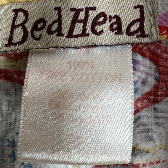 BedHead Anthropologie Women 8 Paisley PJ Set Cropped Comfy Lounge Quiet Luxury - Picture 15 of 16